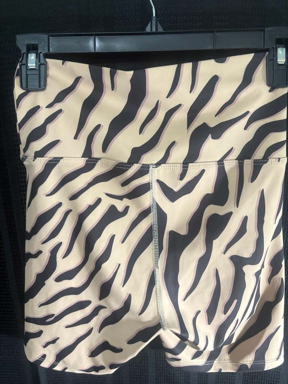 Beach Riot Sport Chapman Zebra Print Bike Shorts